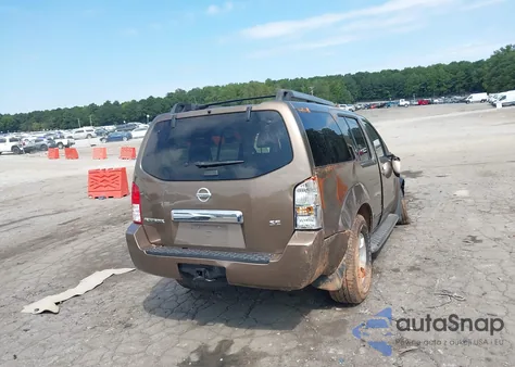 2005 Nissan Pathfinder Se from USA, damaged, VIN 5N1AR18U55C745237